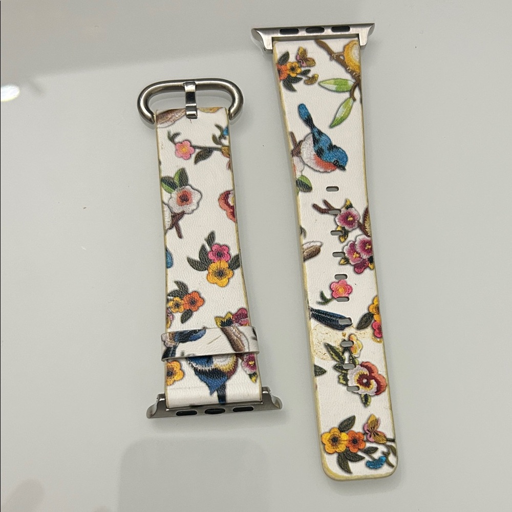 Apple Watch band size 42mm Floral Bird Pattern Watch Band